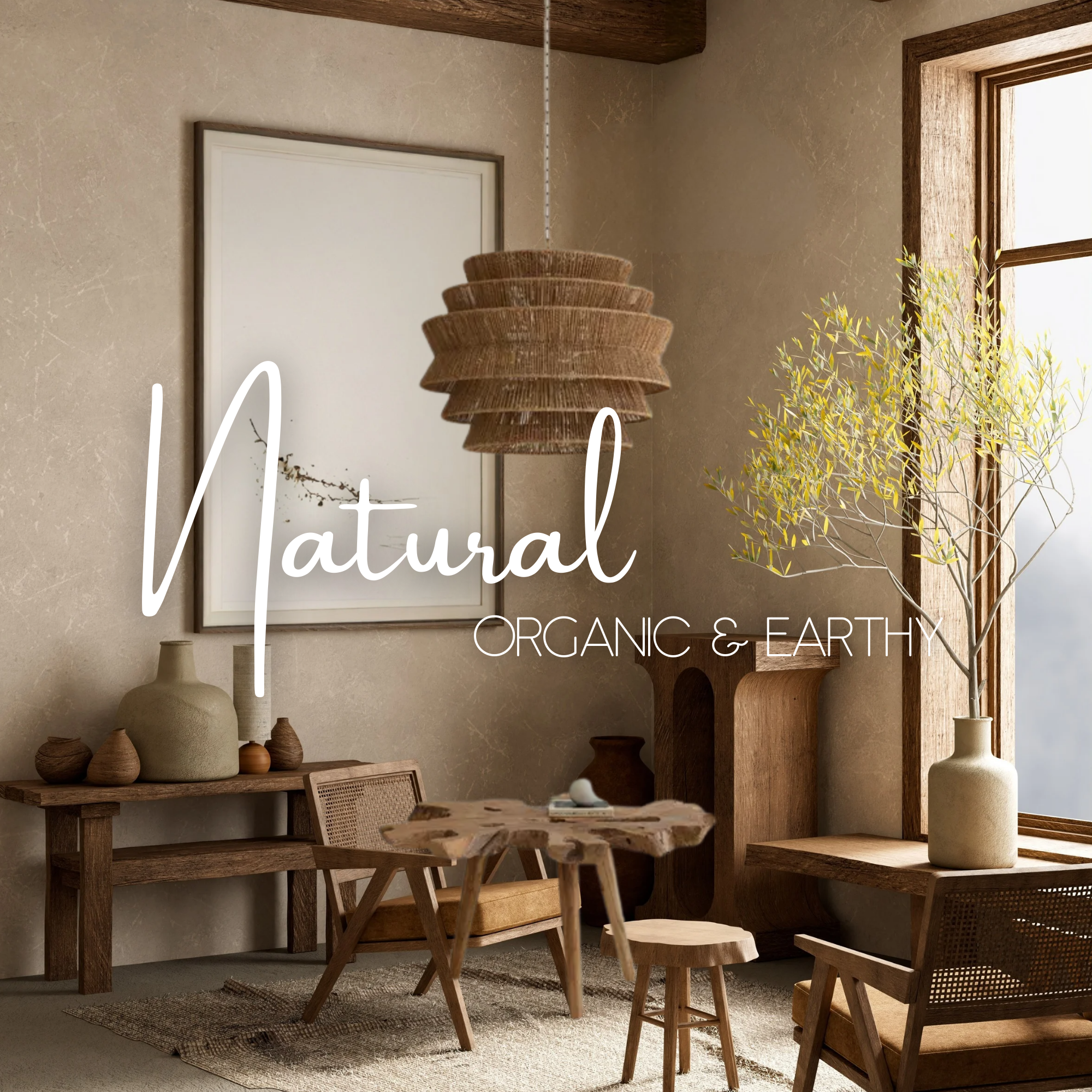 Natural = Organic and Earthy