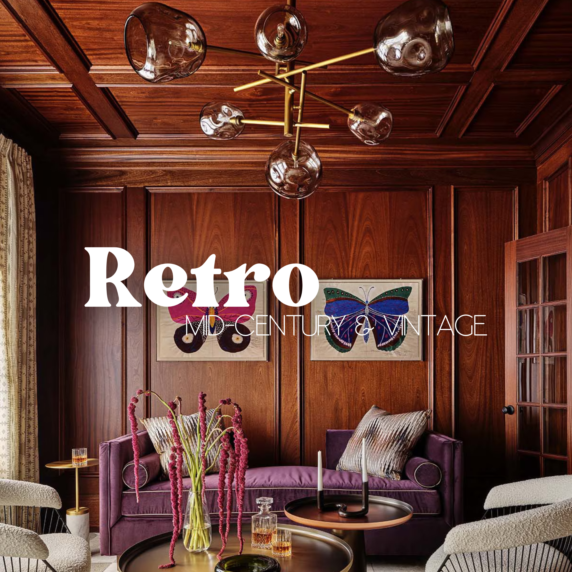 Retro = Mid-Century and Vintage 
